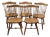 5 S Bent Brothers Colonial Pine Windsor Chairs For Sale