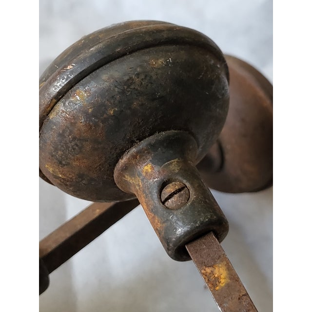 Antique Victorian Style Ornate Metal Doorknob Rosettes For Sale In San Francisco - Image 6 of 8