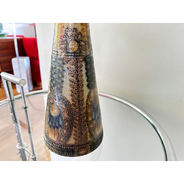 Large Stoneware Lamp by Jean Claude Courjault for Kéraluc, France, 1970s For Sale - Image 3 of 8