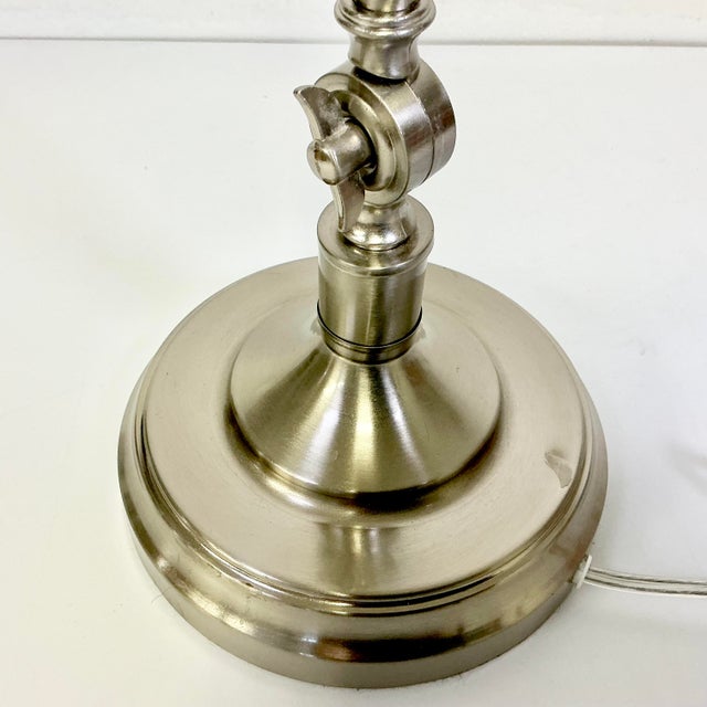 Metal 1990s Vintage Industrial Americana Boho Chic Articulating Desk Lamp For Sale - Image 7 of 10