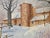 Rustic Watercolor Painting of New England Barn in Winter For Sale - Image 3 of 7