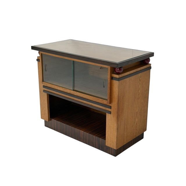 Brown Art Deco Modernist 308 Cabinet by P.E.L. Izeren for De Genneper Molen, 1920s For Sale - Image 8 of 18