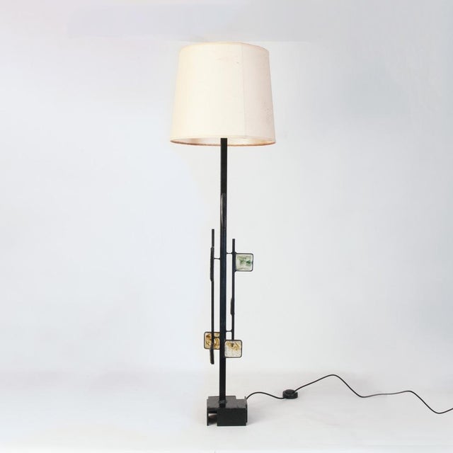 Floor Lamp by Svend Aage Holm Sørensen, 1950s, in Very Good conditions. Designed 1950 to 1959 UK Plug (up to 250V).The...