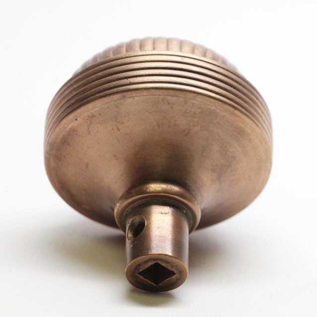 Antique Italian Renaissance Bronze Columbian Entry Door Knobs For Sale - Image 6 of 6