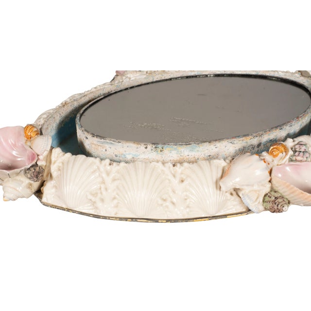 Unusual Porcelain Plateau With Sea Shell Decoration - a Pair For Sale - Image 11 of 12