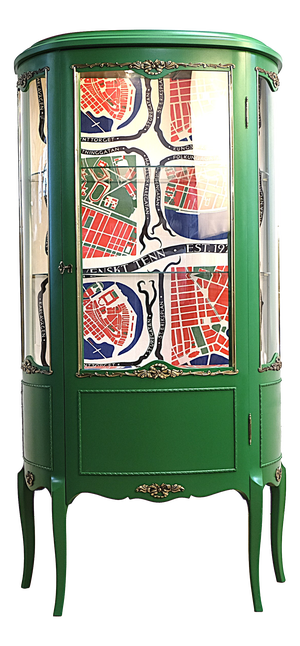 Vintage Louis XVI Style Display Cabinet by Josef Frank for Svenskt Tenn, 1950s