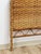 Vintage, Coastal, Boho Wicker Woven Wicker and Rattan, Twin Headboard Bed Accent For Sale - Image 10 of 14