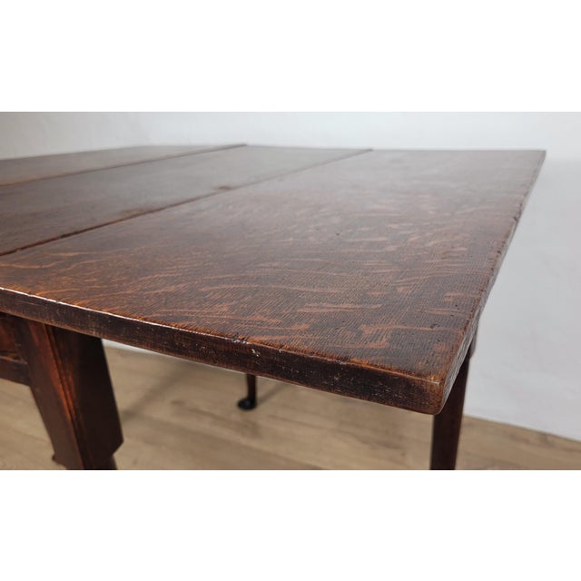 Georgian Drop-Leaf Dining Table in Oak, 1820s For Sale - Image 13 of 18