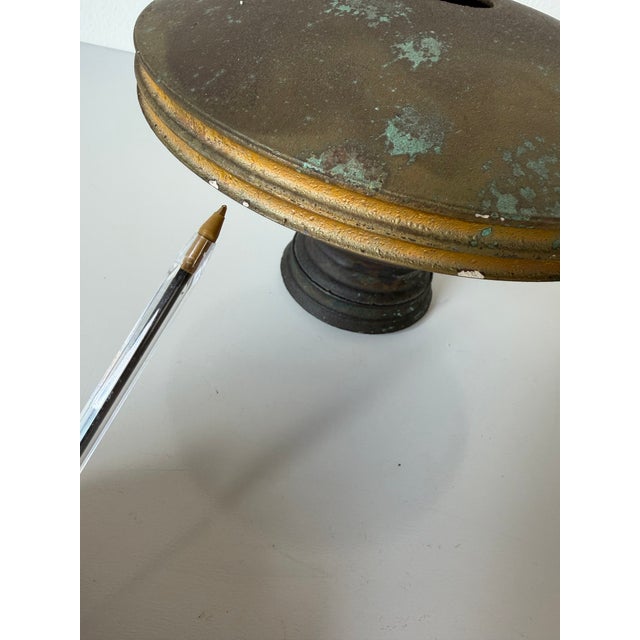 Vintage Raku Fired Sculptural Pottery Pedestal Vase For Sale - Image 10 of 11