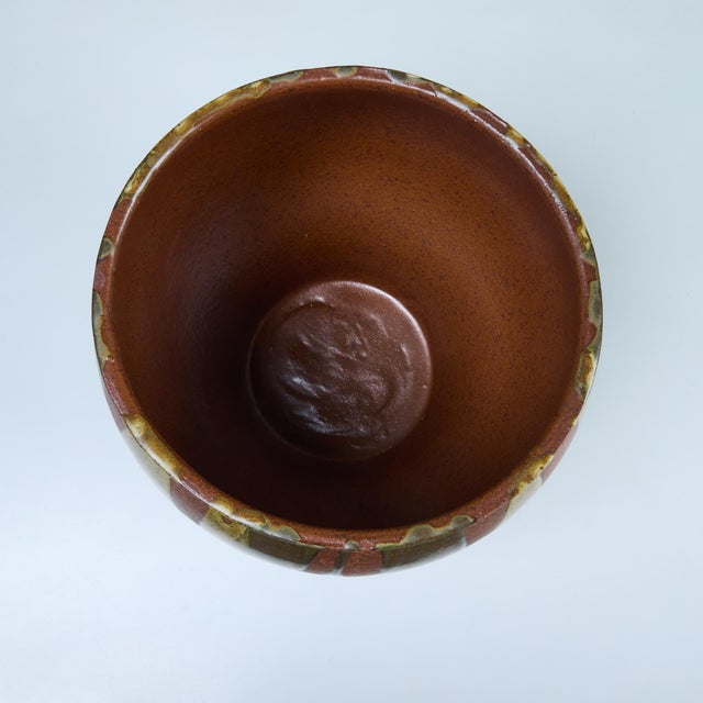 Mid 20th Century David Cressey Green Flame-Glaze Bell Planter for Architectural Pottery For Sale - Image 10 of 11