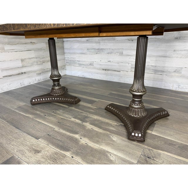 Mid 20th Century Dining Set Green Chairs MetalCraft For Sale - Image 13 of 18