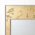 Metal Mid-Century Gilt Eglomise W/ Brass Border Mirror Signed D Wingard for Labarge For Sale - Image 7 of 14