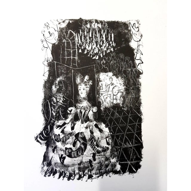 Antoni Clavé - Original Lithograph - For Pushkin's Queen of Spades 1946 For Sale - Image 6 of 6