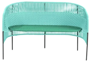 Mint Caribe 2 Seater Bench by Sebastian Herkner