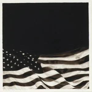 Robert Longo American Flag Print