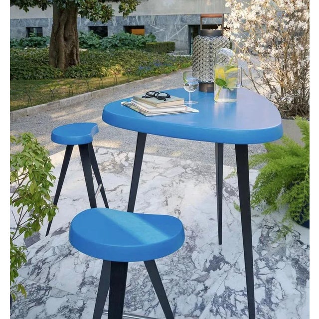 Mexique Stool and Table by Charlotte Perriand for Cassina, Set of 2 For Sale - Image 11 of 13