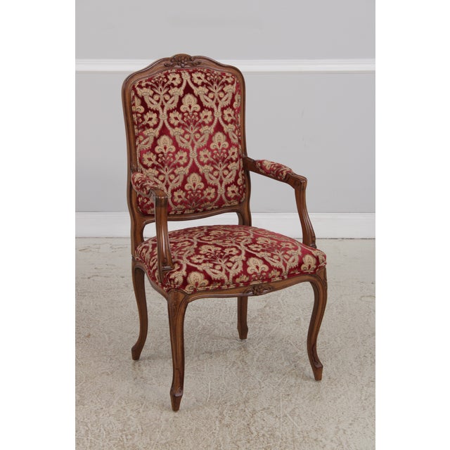 Age: Approx: 50 Years Old Details: Walnut Finish Fine Carved Details High Quality Construction Queen Anne Legs & Pad Feet...