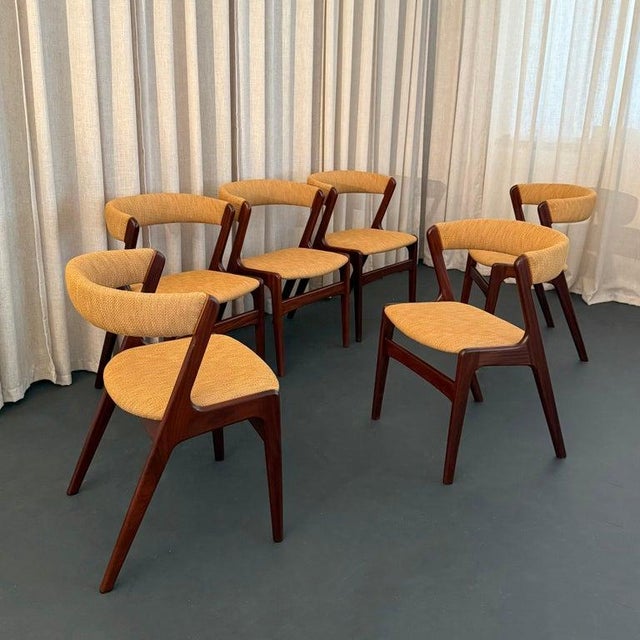 Korup Stolefabrik Scandinavian Modern "Fire" Chairs by Kai Kristiansen for Korup Stolefabrik For Sale - Image 4 of 10