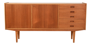 Scandinavian Sideboard in Teak, 1960s