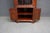 Henkel Harris Genuine Mahogany Illuminated Corner Cabinet / Curio Display Cabinet For Sale - Image 10 of 12