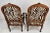 French Pair of 18th C French Armchairs in Jacquard Zebra-Print Velvet For Sale - Image 3 of 12