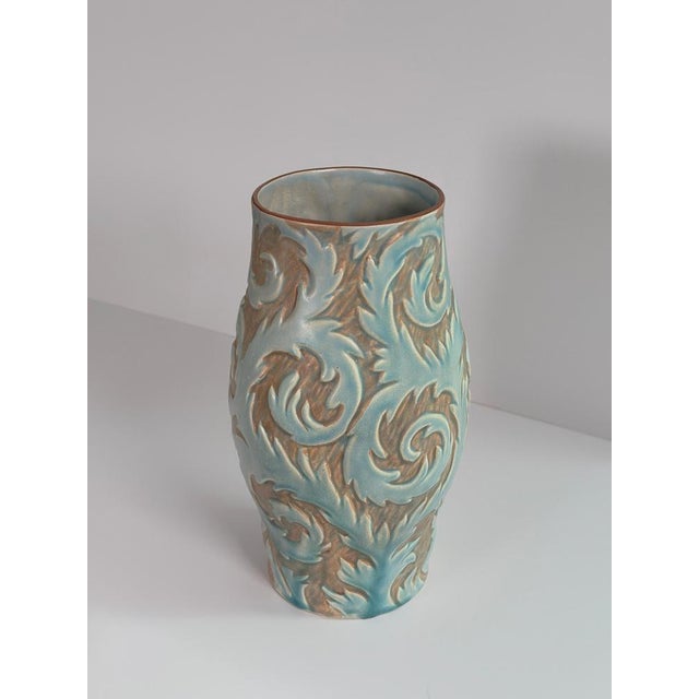 Art Deco Ceramic Vase from Thomas Forester & Sons, 1930s For Sale - Image 3 of 10