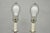 Mid 20th Century International Victorian Silver Plate Floral Repousse Candlestick Table Lamp Pair For Sale - Image 12 of 18