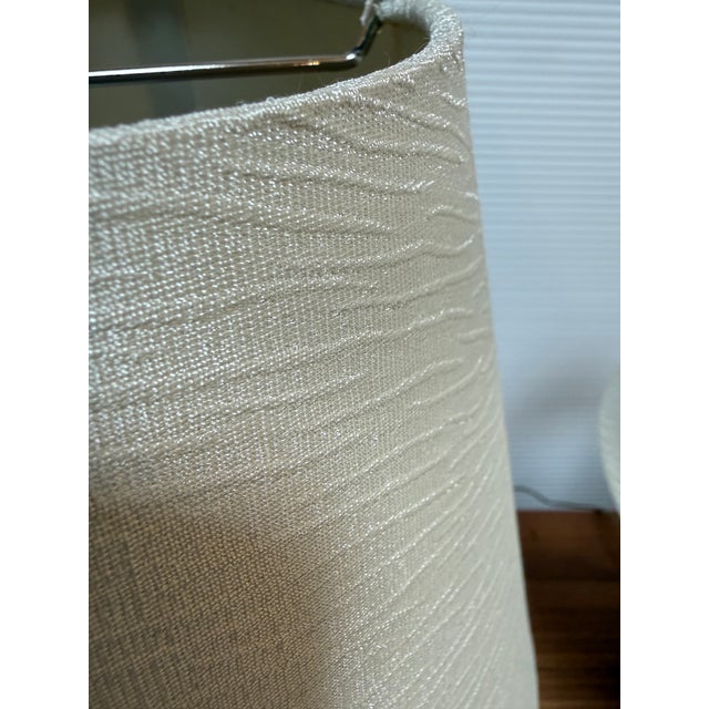 Early 21st Century Ginger Jar Eggshell Ceramic Table Lamps, Pair For Sale - Image 5 of 12