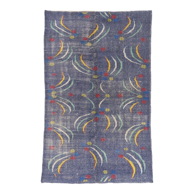 Zeki Muren Vintage Turkish Sivas Rug, 05'11 X 09'07 For Sale