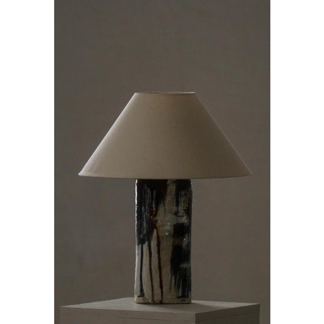 Mid-Century Danish Studio Ceramic Table Lamp from Jeppe Hagedorn-Olsen, 1960s For Sale - Image 13 of 18