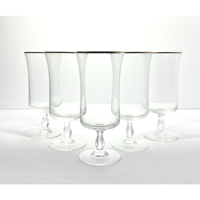 Noritake “Admiration” Set of 5 Iced Tea Glasses 7 1/8” 14oz Excellent condition. No chips, cracks, or fleabites. Height 7...