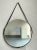 Early 21st Century Vintage Boho Jaime Young Leather Strap Mirror For Sale - Image 5 of 6