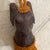 1970s Pair Ram Head Leather Wrapped Curtain Tieback Tassels For Sale - Image 10 of 11