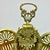 Brass 1950s Vintage English Edwardian Neoclassical Brass Peacock Fan Fireplace Screen. For Sale - Image 8 of 16