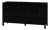 Mendel 60 in. W Rectangular Wood 6 Drawer Dresser, Black For Sale