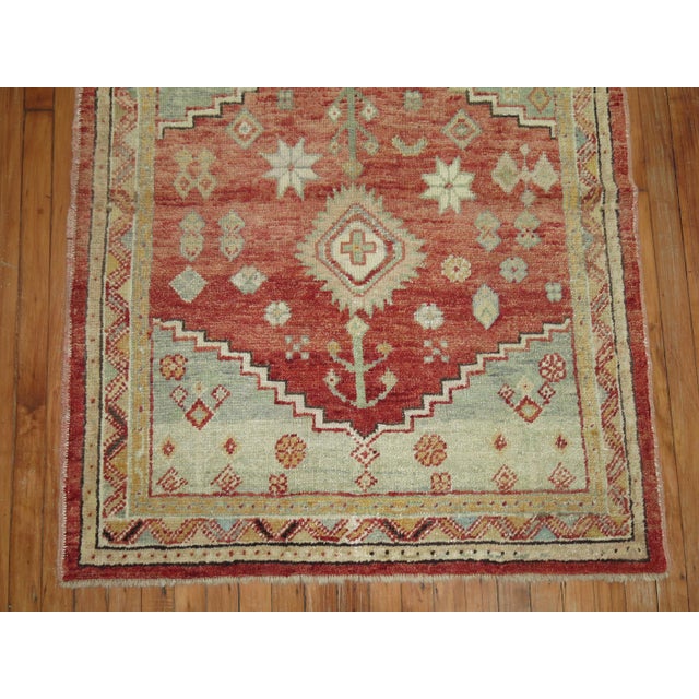 Hollywood Regency Antique Square Zabihi Collection Turkish Anatolian Rug - 3'7" x 4'5" For Sale - Image 3 of 5
