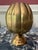 This is a brass lotus planter or vase measuring ~7.5" H x 4.25" D. Made in India tag on the bottom. There is some light...