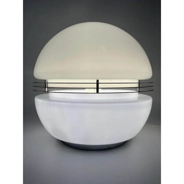 Large Space Age Spherical Table Lamp by Enrico Tronconi, Italy, 1970s For Sale - Image 3 of 13