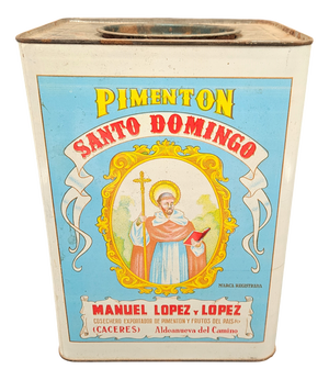 Pimentón Box from Santo Domingo Caceres, 1920s