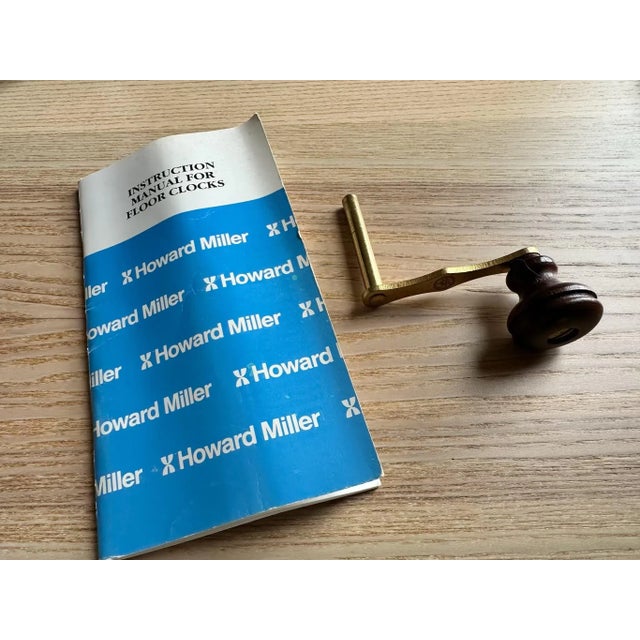 Timeless Elegance: Howard Miller Grandfather Clock Model 610-496 For Sale - Image 14 of 14