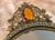 Hollywood Regency Hollywood Regency Large Vanity Tray With Cupids and Amber Gems in Ormolu For Sale - Image 3 of 12