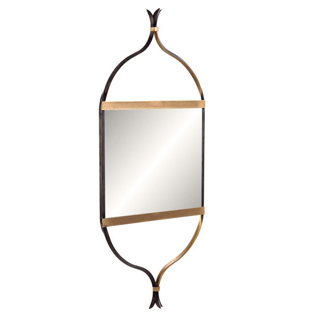 The Palmetto Mirror is the perfect southern flair for your home. Handcrafted and two-toned, this statement mirror will add...