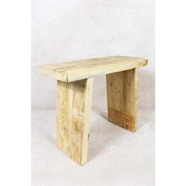 Vintage Rustic Small Sqaure Elm Wood Stool Add timeless charm to your home with the Vintage Rustic Small Sqaure Elm Wood...