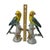 1970s Chinese Export Porcelain Parrots With Applied Fruit and Blossoms – A Pair For Sale - Image 9 of 15