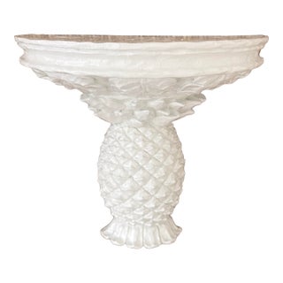 Carved Pineapple Laquered Wall Bracket For Sale