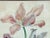 Realism 19th Century Watercolor of Three Tulips For Sale - Image 3 of 6