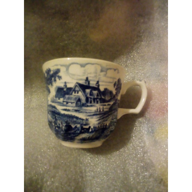Vintage Late 1950s Genuine Hand Engraving Rigeway Ironstone, Staffordshire, England, 48 Piece Set Serving Dishes. For Sale In Columbia, SC - Image 6 of 12