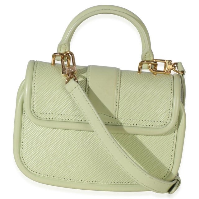 Louis Vuitton Vert Noto Epi Leather Hide and Seek Crossbody For Sale - Image 4 of 9