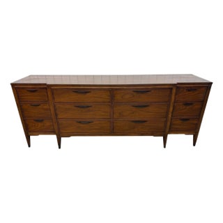Mid-Century Modern Kent Coffey Tempo 12-Drawer Dresser For Sale