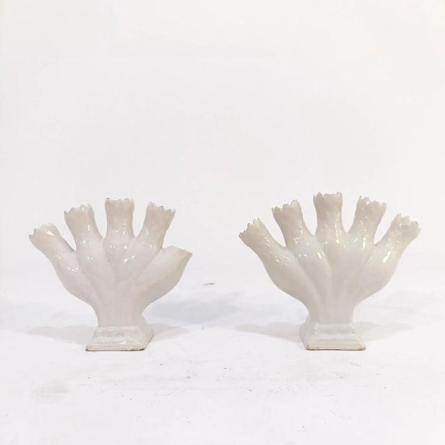 Spanish Ceramic Vases from Sargadelos, Set of 2 For Sale - Image 12 of 12